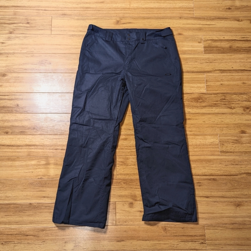 Oakley Mens XL Biozone FN Dry 10K Regular Fit Navy Blue Snowboarding Ski Pants